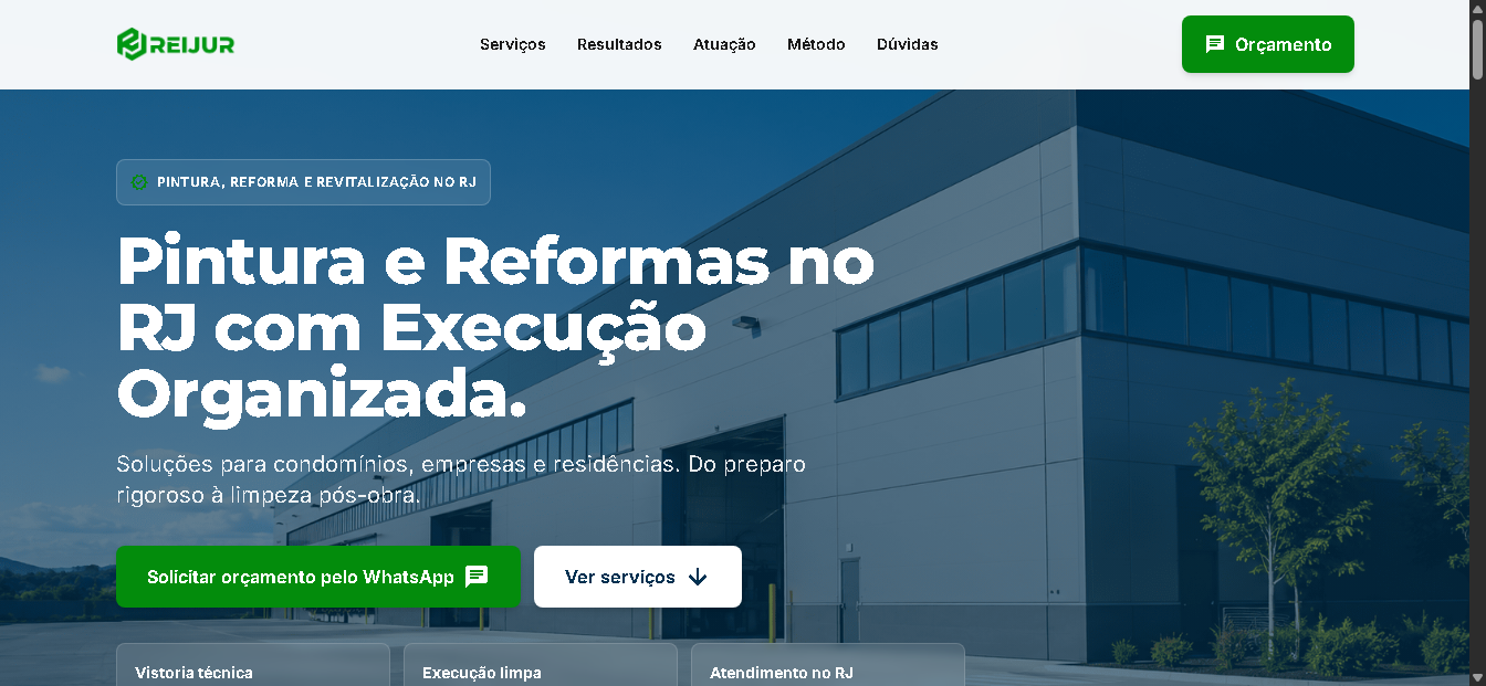REIJUR Pinturas Website